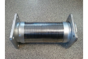 Гофра глушителя D=100 L=280 (квадратные фланцы)